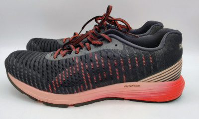 Women's ASICS 'Dynaflyte 3' Size 10.5 Running Shoes Sneakers Lace Up Black/Pink