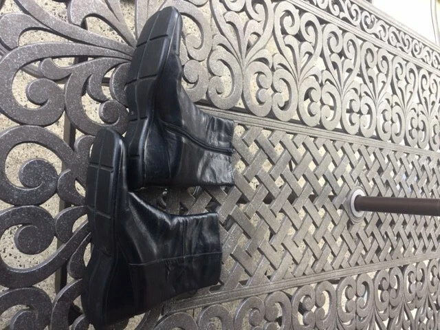 Mima Black Leather Zipper Boots Size 8 (EUR 38) - Image 4 of 4