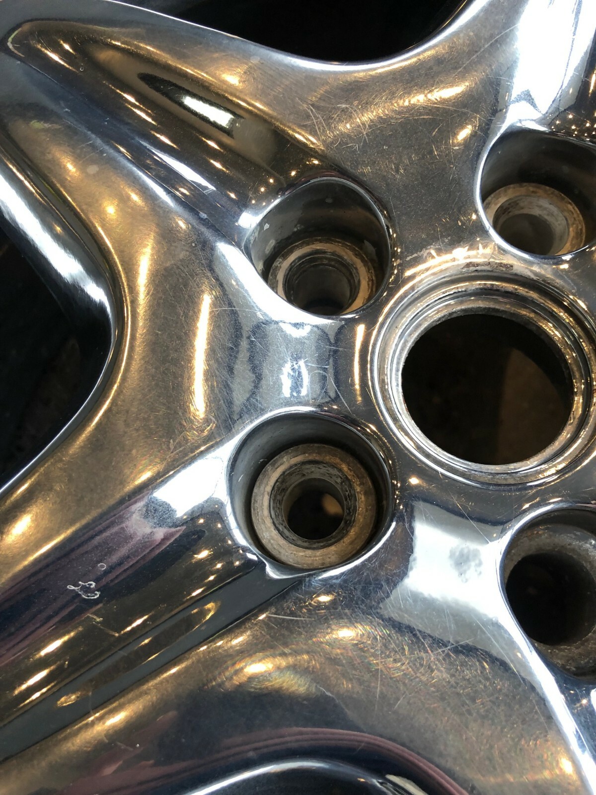 Ferrari F355, Front Wheel / Rim, Chrome, Flaws, Used, P/N 166475