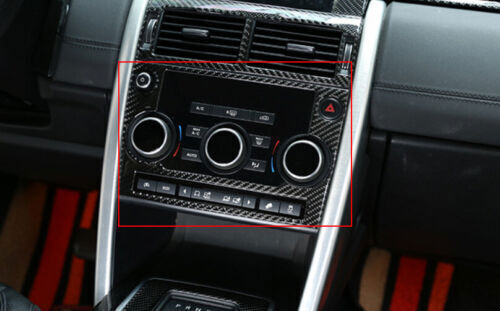 For Discovery Sport 2015-2019 Real Carbon Fiber Console AC Volume Switch Frame - Picture 3 of 6