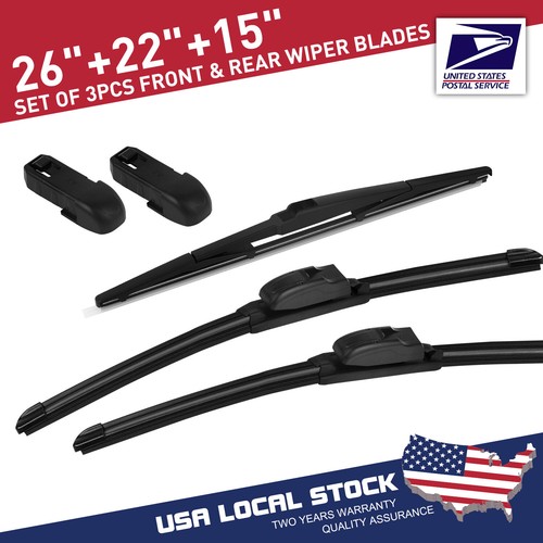 OEM WINDSHIELD WIPER BLADES SET of 26" & 22"&15" For 20042022 Lexus