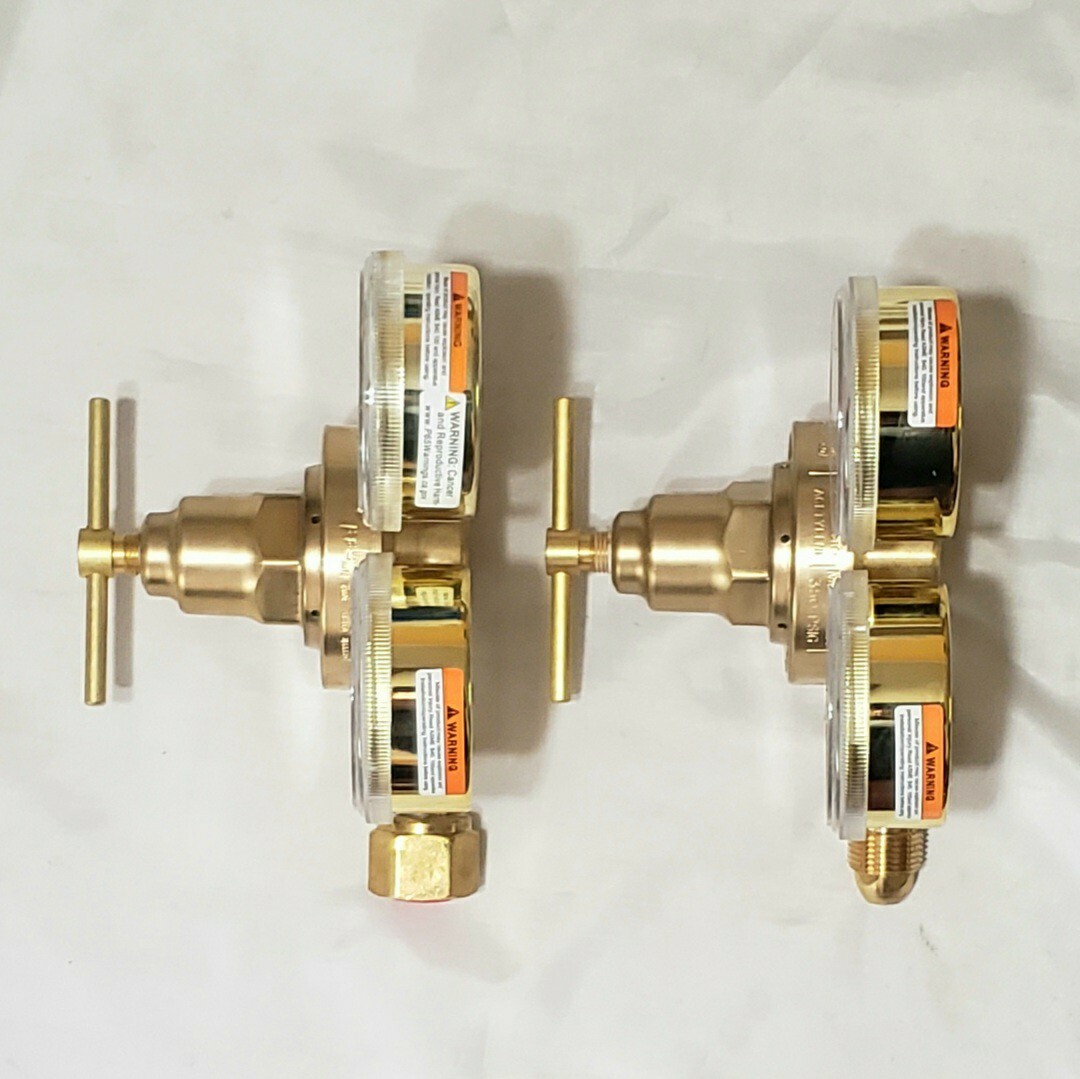Victor Heavy Duty Welding Regulator Set – Oxygen SR350D & Acetylene SR360A – New Open Box-461755