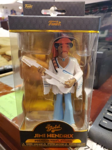 Vinyl Gold 5" Jimi Hendrix Funko Brand New