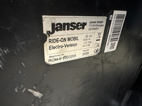 Janser Ride On 230V- Teppich - Stripper WOLFF FLEX BONA 2020 - Picture 9 of 10
