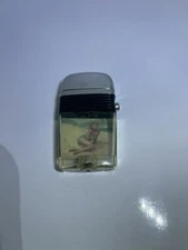 Vintage Scripto VU Lighter Sexy Blonde Girl with Black Band