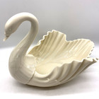 Large Lenox Swan Centerpiece, Candy, Potpourri Bowl 9"T x 12"L x 8"W Vintage