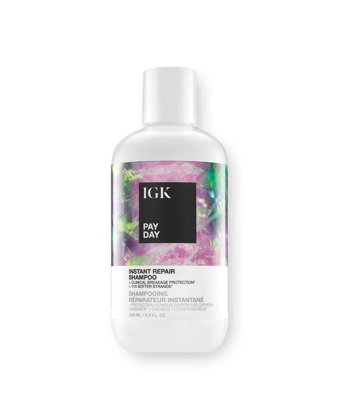 IGK Pay Day Instant Repair Shampoo 8 oz New Sealed Hydrating Formula