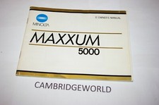 MINOLTA MAXXUM 5000 SLR CAMERA INSTRUCTION MANUAL GUIDE BOOK ORIGINAL GENUINE