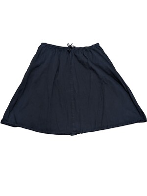 Main Street Blues Denim Jean Skirt Size K2 String Elastic Waist