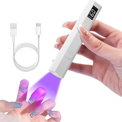 Handheld Mini UV Lampe für Nägel Kabellos Nagellampe Gelnägel Anfänger Profis