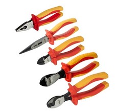 Rolson 1000V VDE Pliers Electrician Electrical Soft Grip Cutter