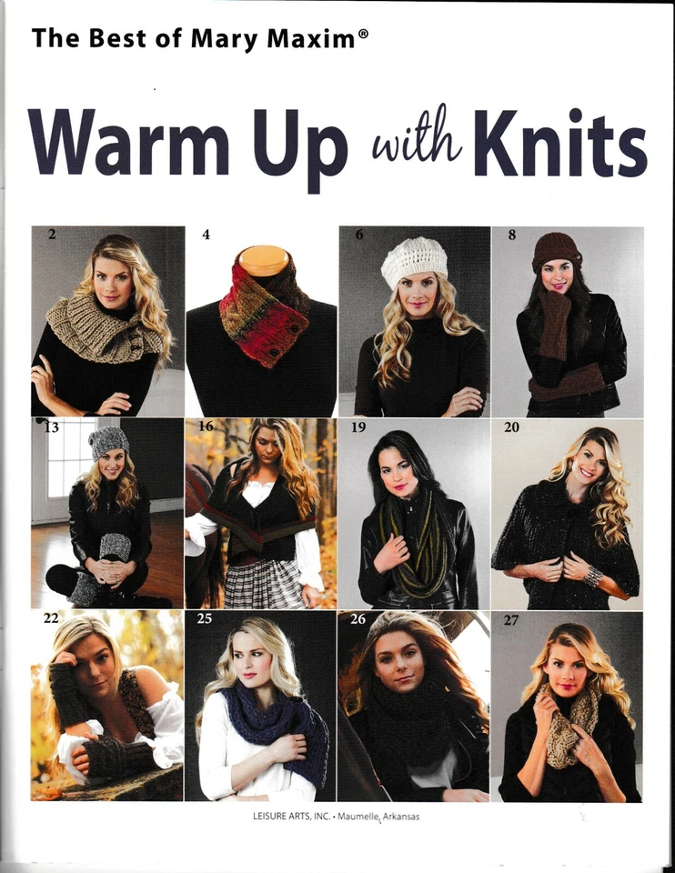 Warm Up with Knits The Best of Mary Maxim | Leisure Arts 6787 - Image 2 of 3