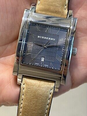 BURBERRY WATCH CALFSKIN BU1552 QUARTZ GENUINE 100% IN BURBERRY WATCH CALFSKIN BU1552 QUARTZ GENUINE 100% IN