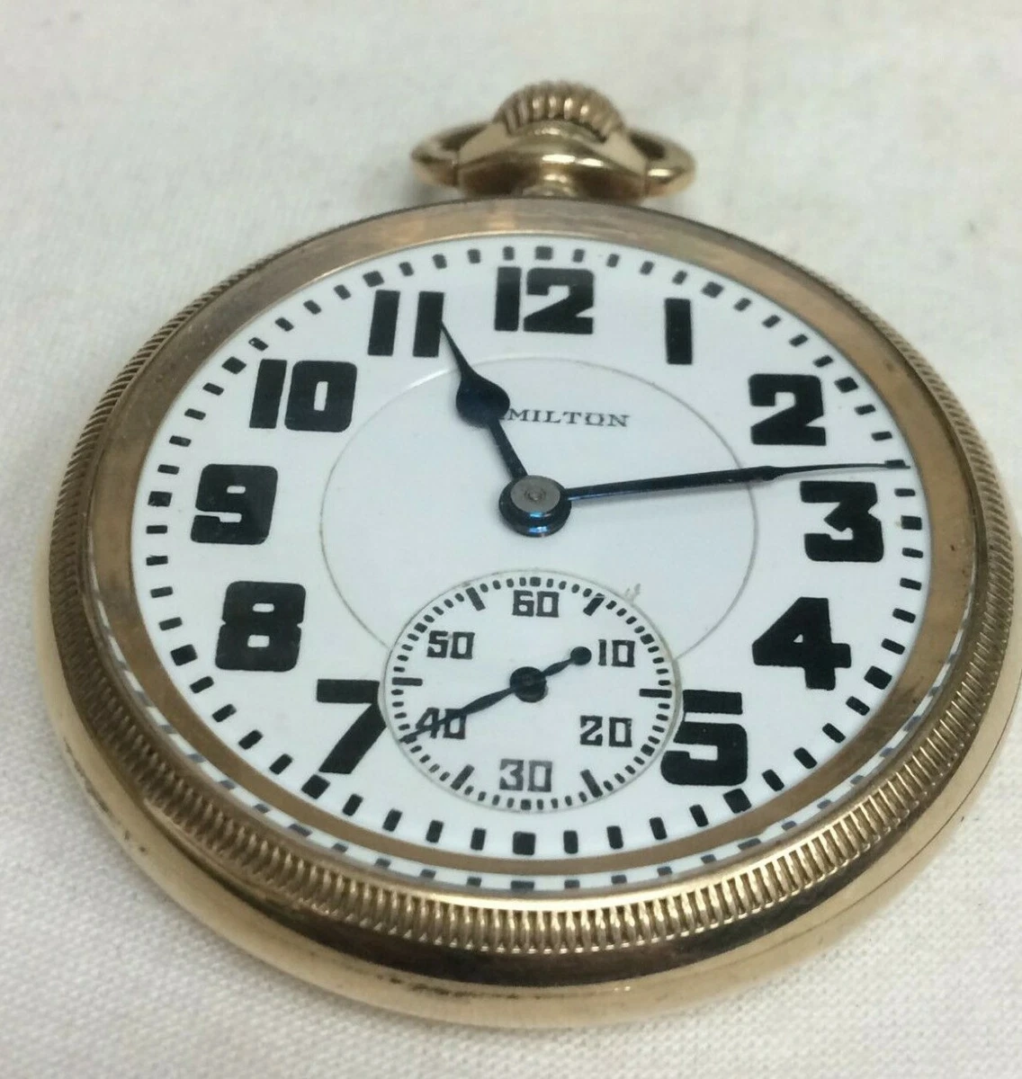 VINTAGE HAMILTON POCKET WATCH CAL 992 DOUBLE ROLLER 21 JEWELS