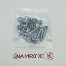 BA Screw, Nut and Washer Pack of 10 BZP (2BA/4BA/6BA - CSK/R/CSK/CHEESE HEAD)