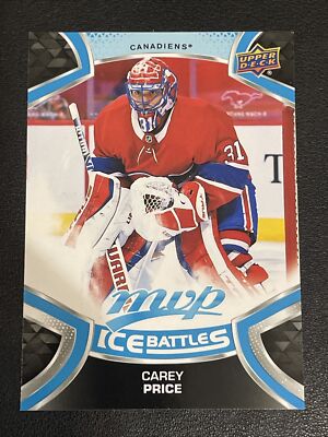 Ice Hockey Carey Price Vs New Jersey 2021-22 Upper Deck MVP CAREY