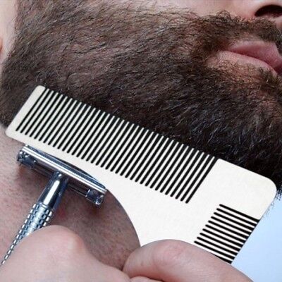 Bartlineal Beard Shaper Bartkamm Bartpflege Rasieren Bartformen Ebay