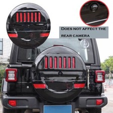Spare Wheel Tire Cover Fits for Jeep Wrangler 2018-2023 ABS Car Protector