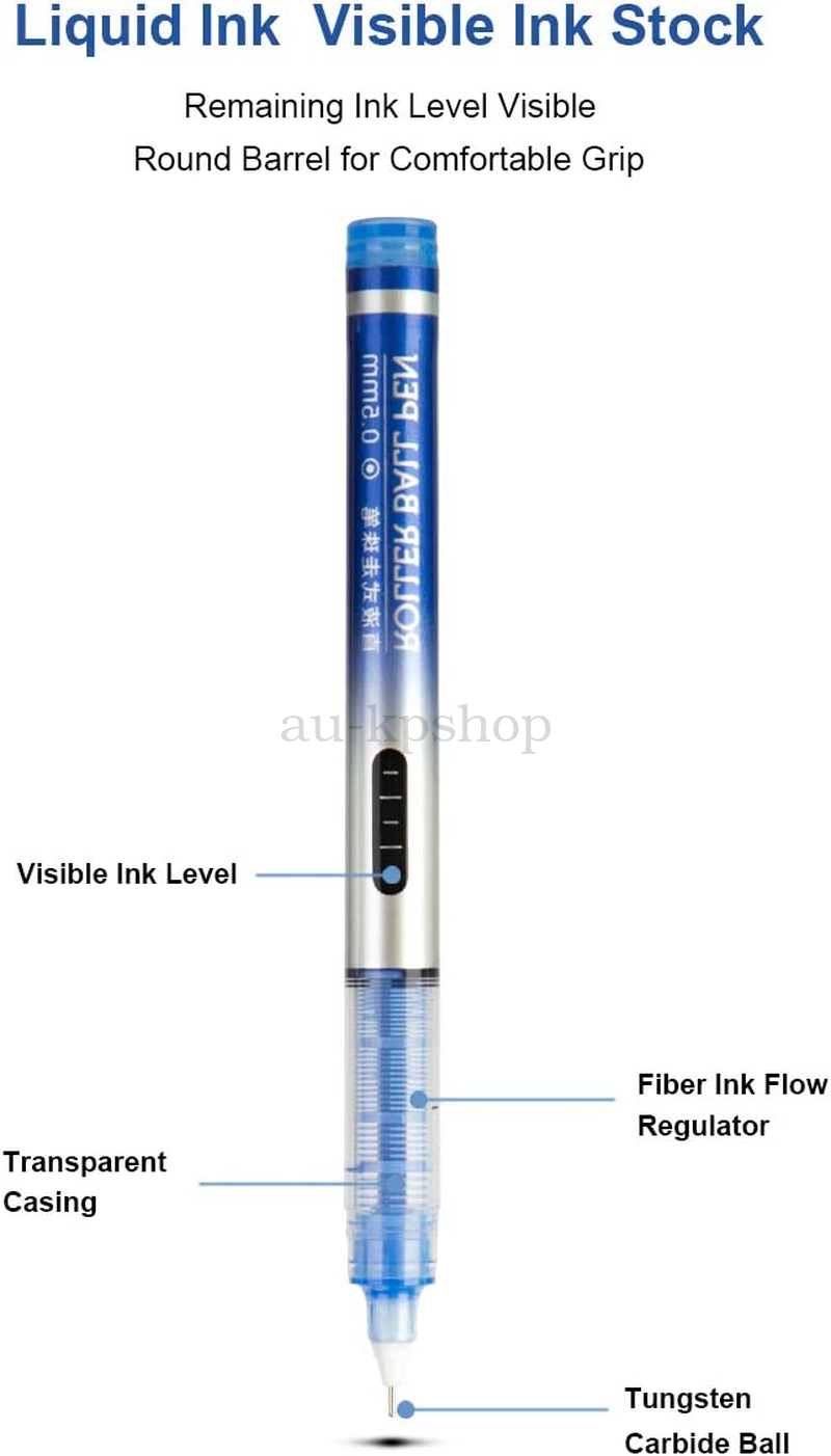 Set of 8 Colored Liquid Ink Pens, Ultra Fine Point (0.5 Mm), 8 Assorted ...