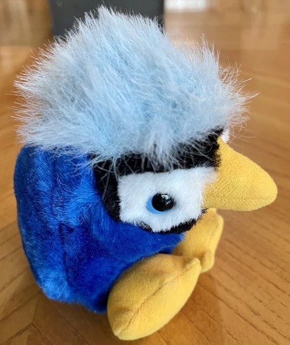 Vintage Puffkins Jake Blue Bird 4 1/2" Swibco Plush Stuffed Animal NEW NWT E6 - Picture 3 of 5
