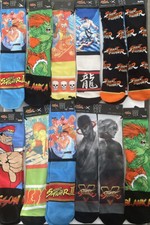 Street Fighter Socks 10-pair Street Fighter World Warriors, M. Bison, Blanka,etc