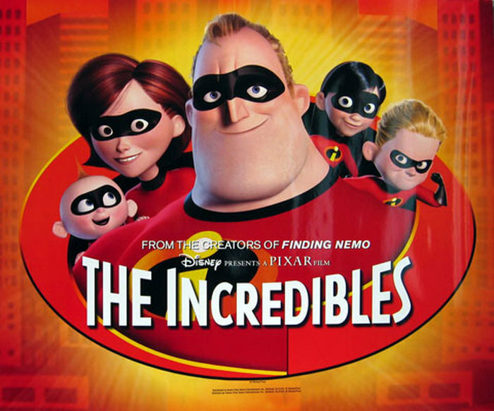 The Incredibles (Single Sided) Glossy Mini Poster) Original Movie Poster