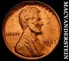 1947-S Lincoln Wheat Cent- Red- Choice Gem Brilliant Uncirculated Luster #J3471