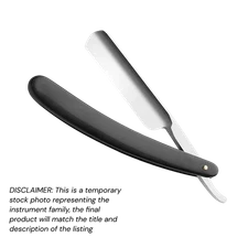 Set of 3 Hygiene Razors, Black, 5.5" Handle, 3" Blade, Economy