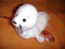 TY BEANIE BABY SEAMORE 1996  WHITE SEAL  NEW MWMT PELLETS 8" FREE SHIP