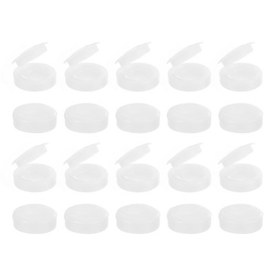 300Pcs 4.5mm ID Screw Cover Caps for Covering Screw Heads, PVC(White)