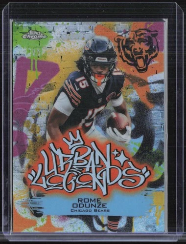 2025 Topps Chrome Rome Odunze Base (RAW)
