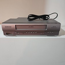 Emerson VCR EWV404 19 Micron DA4 Head VHS Player  Remote Control TESTED