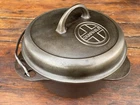 Griswold Cast Iron #7 Dutch Oven With Button Logo Lid