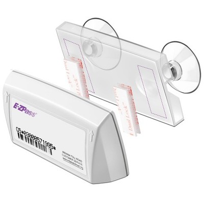Universal EZ Pass Ipass Windshield Holder - Easy Install/Remove Toll Transponder