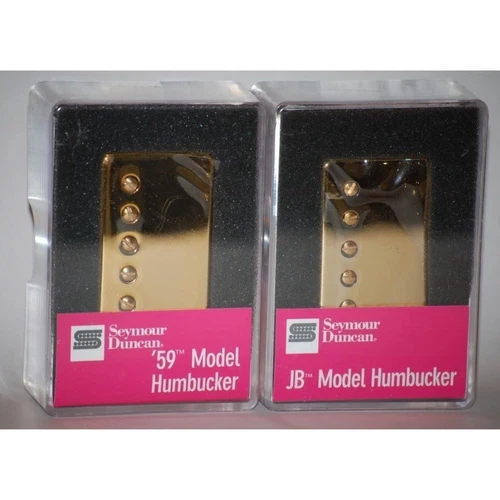 Seymour Duncan SH-4 JB Bridge & SH-1n 59 Neck GOLD Humbucker Pickup Set