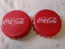 Vintage Coca-Cola Bottle Cap Freezer Ice Pack Set Of 2!
