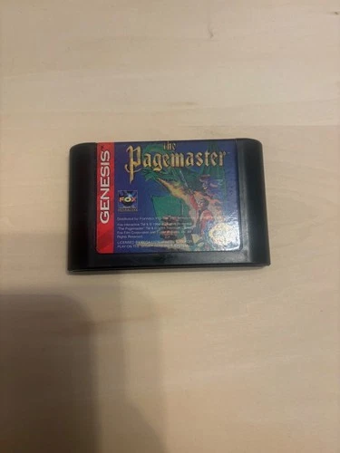 The Pagemaster (Sega Genesis, 1994) Cart Only Vintage Authentic Cleaned