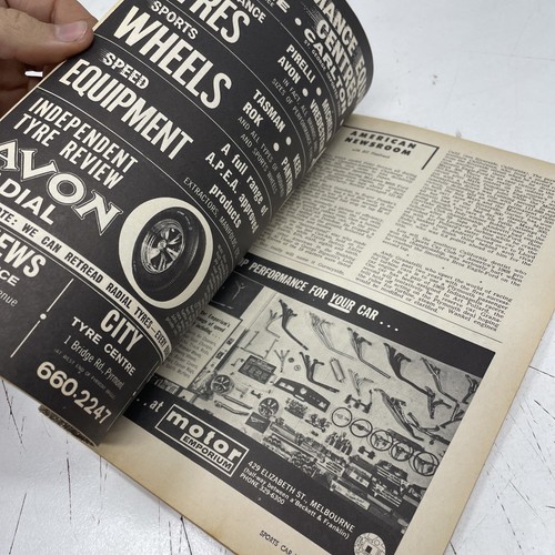 RETRO MANCAVE Magazine Advert Sports Car World 60s Fiat Vignale Bodied 124 - Picture 12 of 12