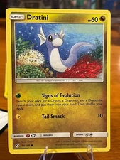 2017 Pokemon Sun & Moon Base Set Dratini 94/149 Common Basic MP