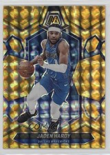 2023-24 Panini Mosaic Reactive Yellow Mosaic Prizm Jaden Hardy #132 14dq