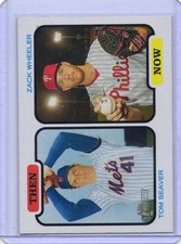 2022 Topps Heritage - Now And Then Tom Seaver Zach Wheeler #TAN-SW