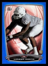 2014 Bowman #49 Kareem Martin Rookies Blue #/499