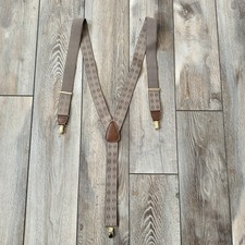 Vintage CAS Germany Clip On Y Suspenders