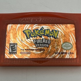 Pokemon FireRed Version Nintendo Gameboy Advance 2004 GBA Authentic Tested Saves