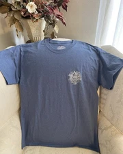 Mr. Zogs Sexwax T-Shirt Mens Large Blue Graphic Print Logo Made in USA