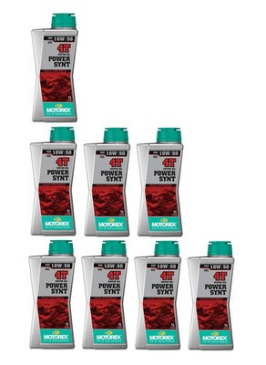 Motorex Power Synt 4T 10W-50 8x 1L Motoröl 10W50
