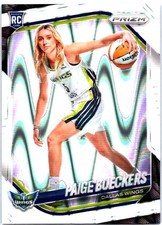2025 Panini Prizm WNBA #147 Paige Bueckers White Seismic Prizms
