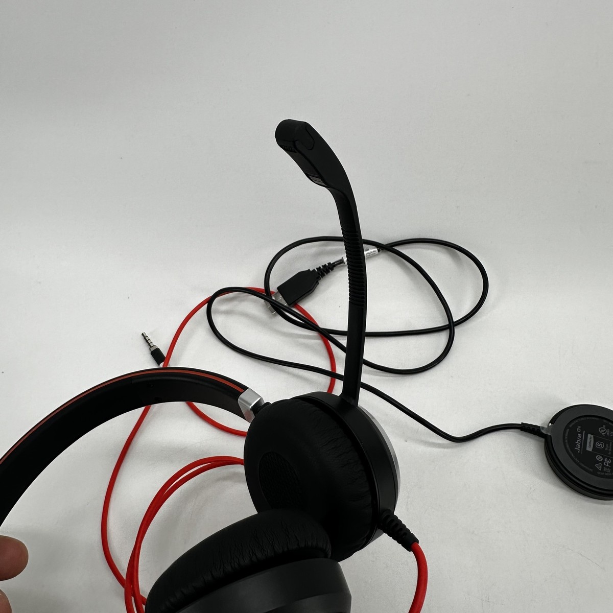 Jabra Evolve 40 Stereo Headset Black ENC010 USB 3.5mm Skype PC Mac