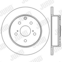 2X Jurid Bremsscheibe Coat+ 562601JC JC Schachtel FüR Toyota RAV 3 4 VAN ZSA35_