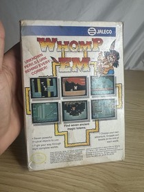 Whomp 'Em Nintendo Entertainment System, 1991 -NES CIB Complete Tested Authentic